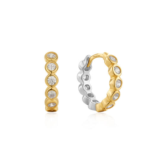  Pop Charms - Silber / 14kt GP - Zirkonia - 1cm